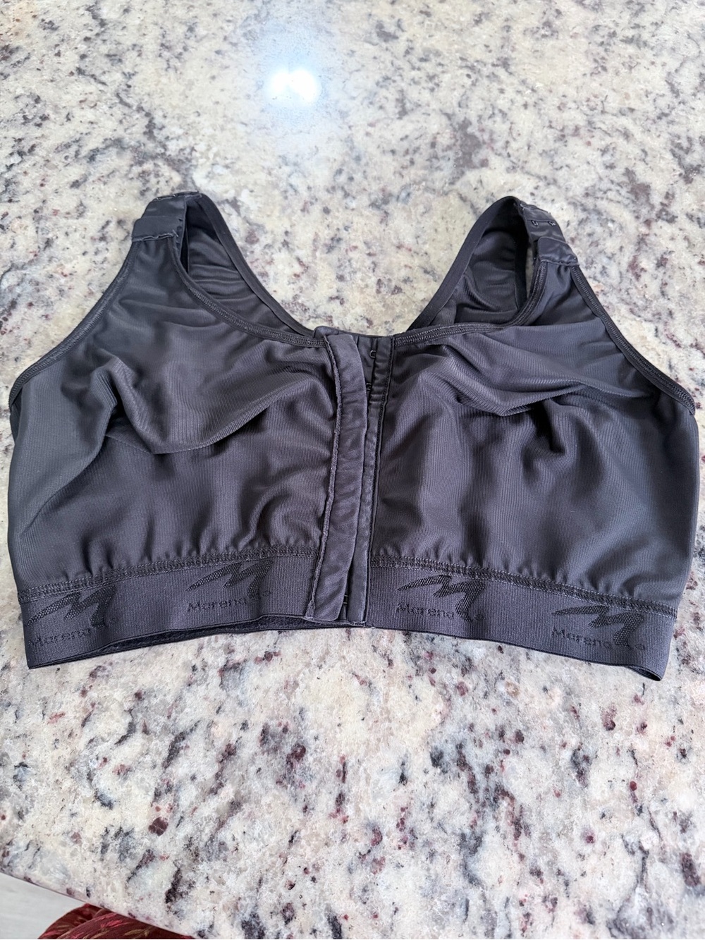 Maternity Front-Closure Comfort Bra in Black